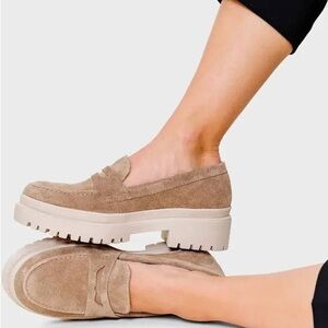 Patina Zoe Chunky Loafers - Taupe